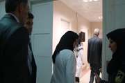 بازدید دکتر بیگلر وهیات همراه از بخش جدیدالاحداث ICU  بیمارستان جامع بانوان آرش